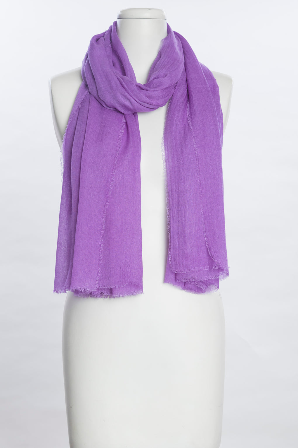 Solid Dyed Wool Blend Scarf (SE-1079)