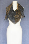 Paisley Square Scarf with Studs Embroidery (SE-1565)