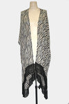 Zebra Stripes Kimono (SE-1959_Black)