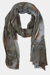Digital Look Sky Print Scarf (SE-2126_Grey)