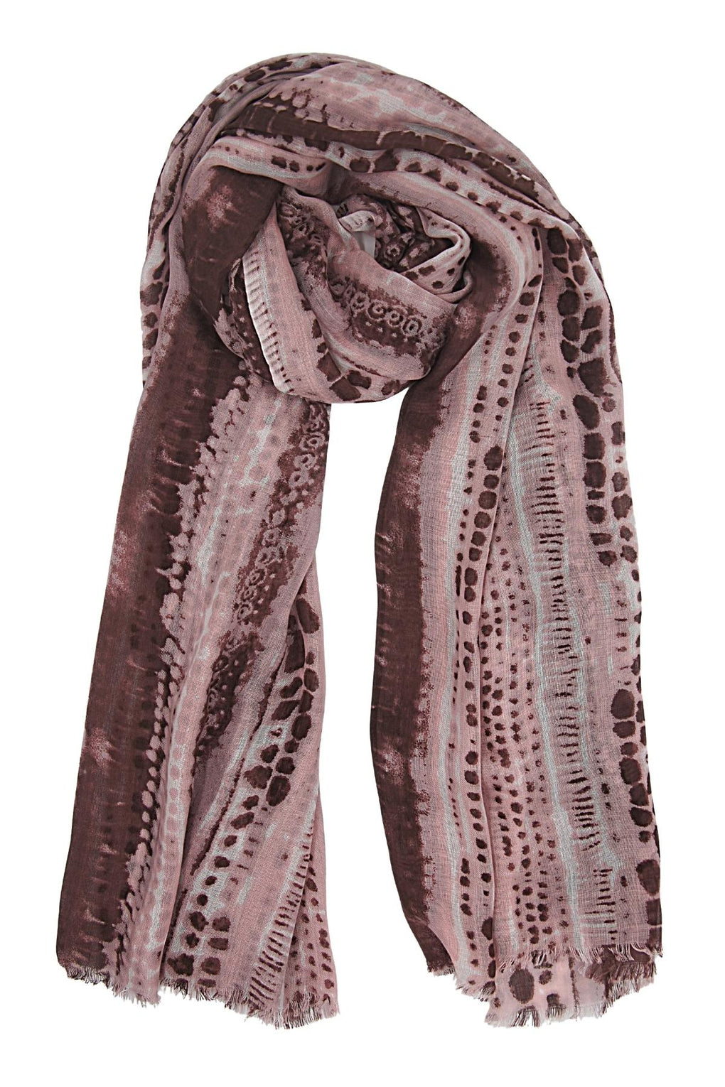 Shaded Printed scarf (SE-2310_Pink)