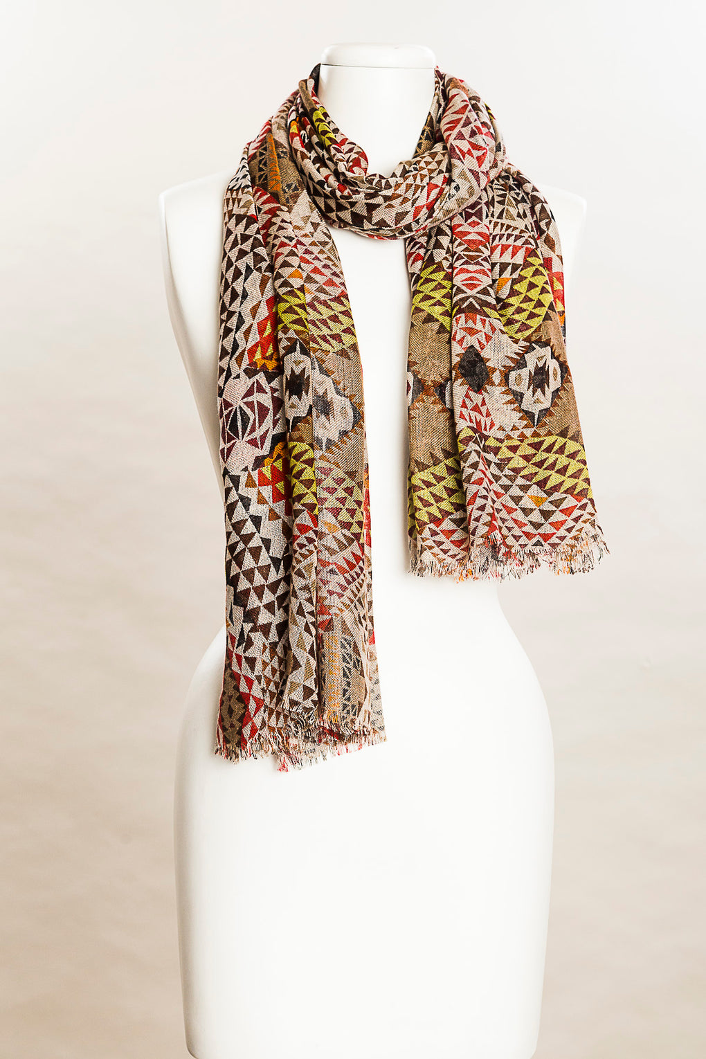 Diamond Print Scarf (SE-9548)